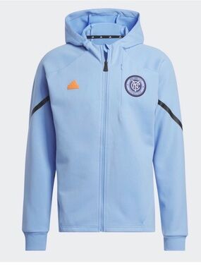 Adidas NYCFC Anthem Jacket - Blue Size M